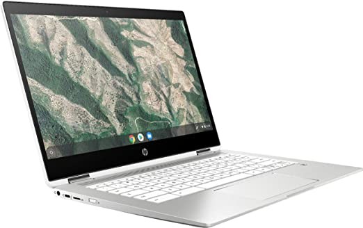 HP HP Chromebook x360-14" HD Touch - Celeron N4000-4GB - 32GB eMMC - Silver