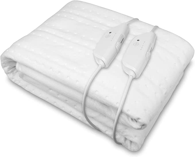 Medisana HU676 XXL-King Size thermal mattress with auto shut off, overheating protection, 4 temperature adjustment, washable, can be used with any mattress, 150 x 160 cm