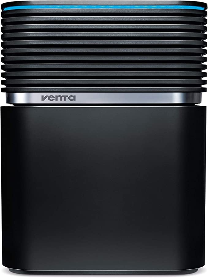 Venta Aerostyle LW74 WiFi air purifier, air humidification and air purification (10 µm particles), for rooms up to 90 m², black, includes WiFi / WLAN module