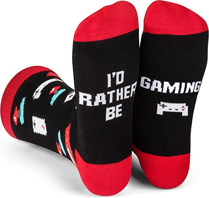 I'd Rather Be - Funny Socks Novelty Gifts For Men, Women and Teens