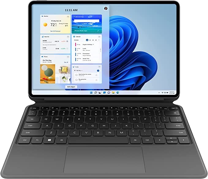 Huawei Huawei MateBook E 2022 – 12.6-inch 2-in-1 Laptop Touchscreen – Windows 11 – 16GB RAM, 512GB ROM – * 11th Gen Intel CoreTM i5 Processor and New Intel Iris Xe Graphics – 65W Fast Charging – Grey