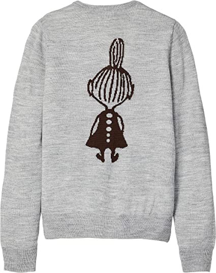 Moomin Moomin Knit Cardigan Hemp Grey